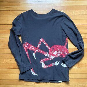 Tea Collection Boys Crab Long Sleeve Shirt Size 12